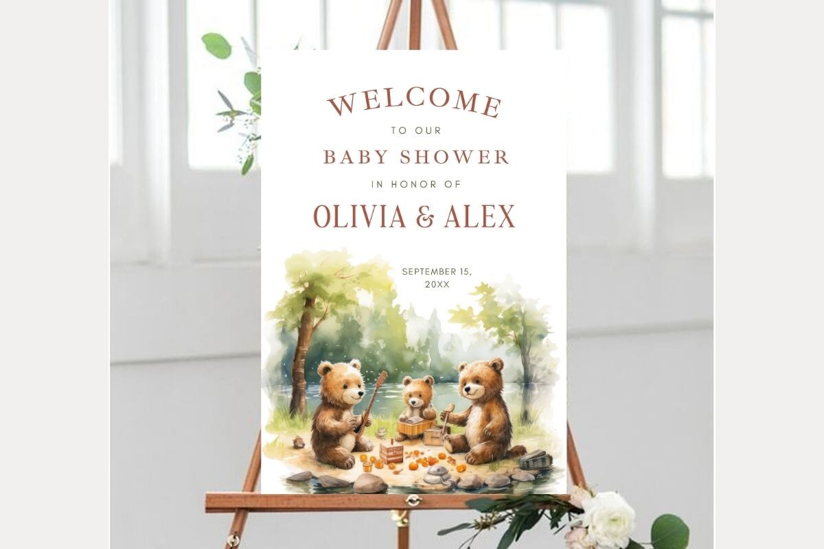 Baby Shower Welcome Sign Template 278
