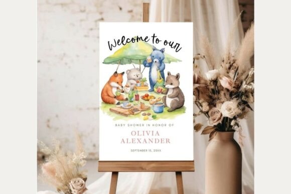 Baby Shower Welcome Sign Template 279