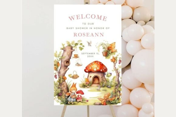 Baby Shower Welcome Sign Template 280