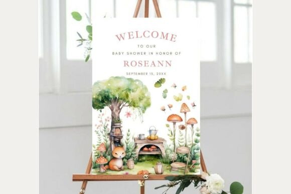 Baby Shower Welcome Sign Template 281