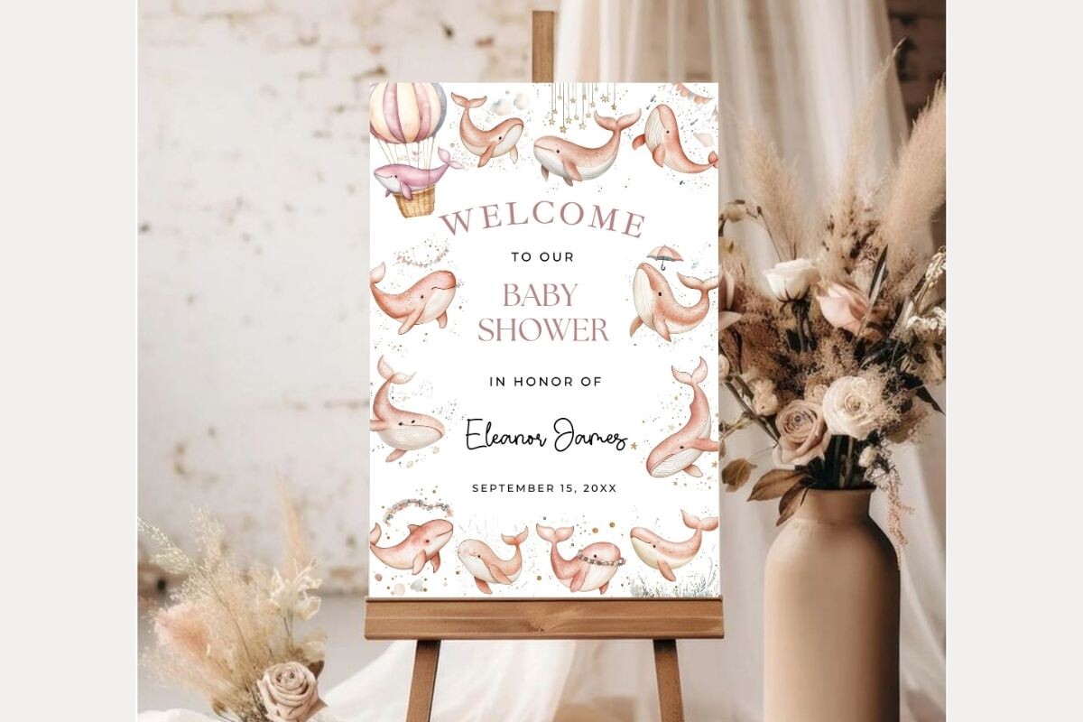 Baby Shower Welcome Sign Template 282