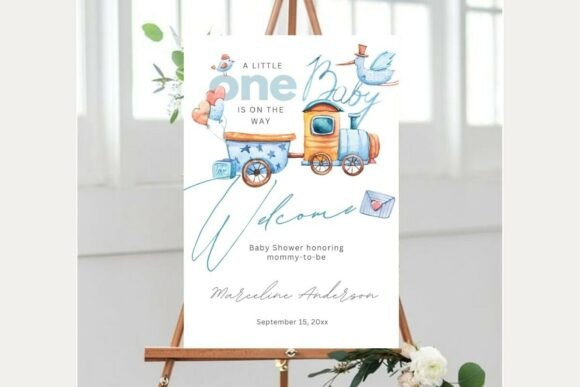 Baby Shower Welcome Sign Template 284
