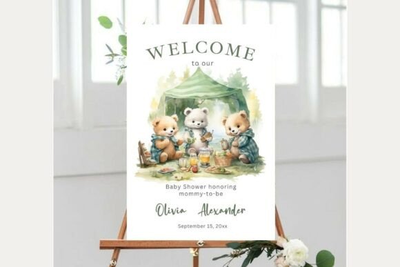 Baby Shower Welcome Sign Template 287