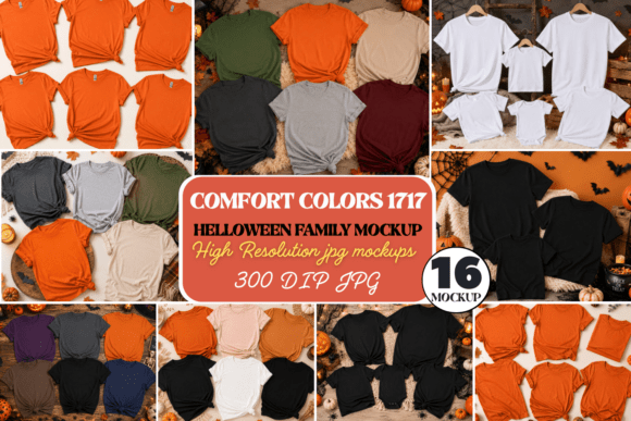 CC1717 Family Halloween Mockup Bundle