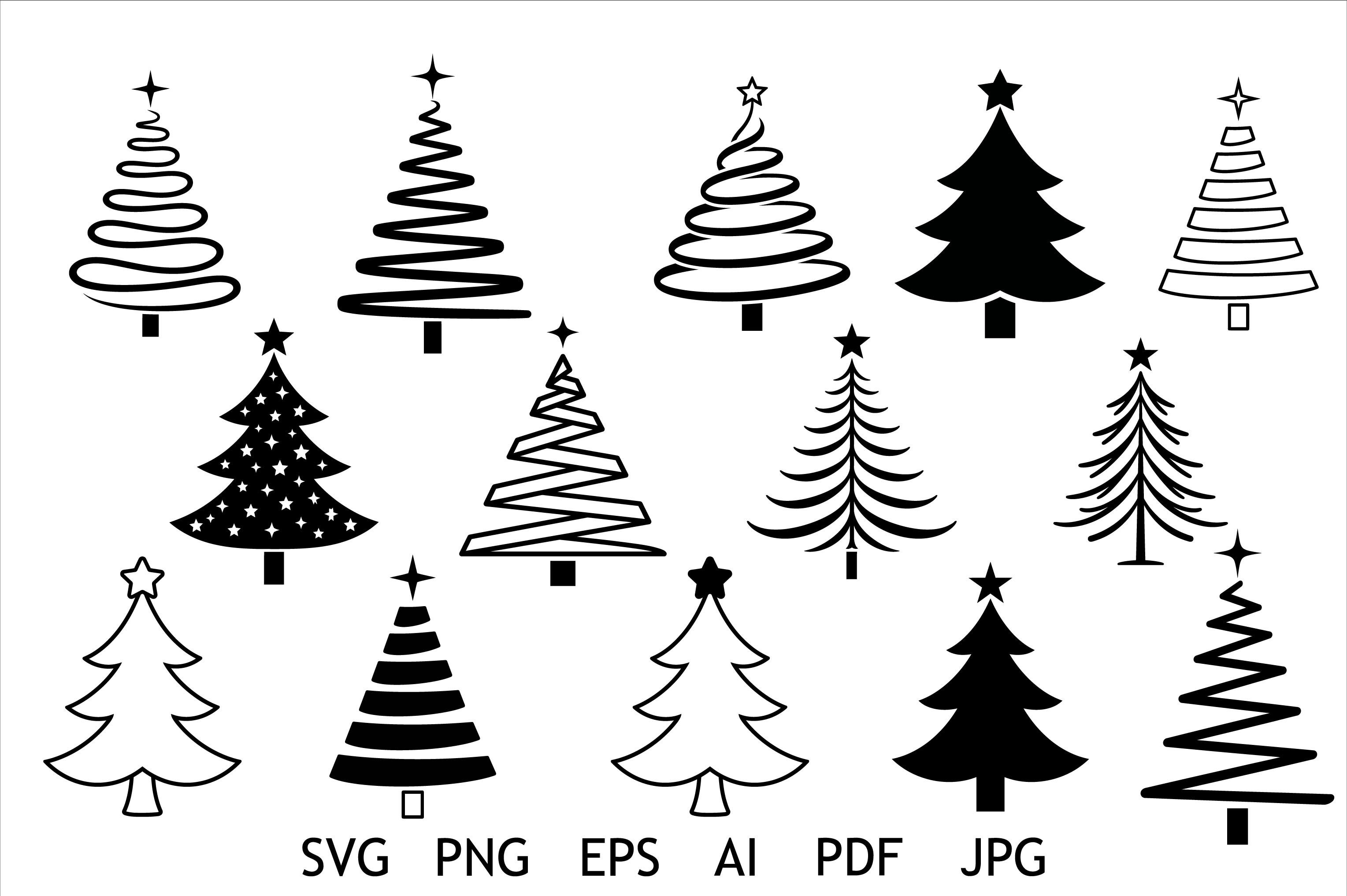 Christmas Tree SVG Bundle