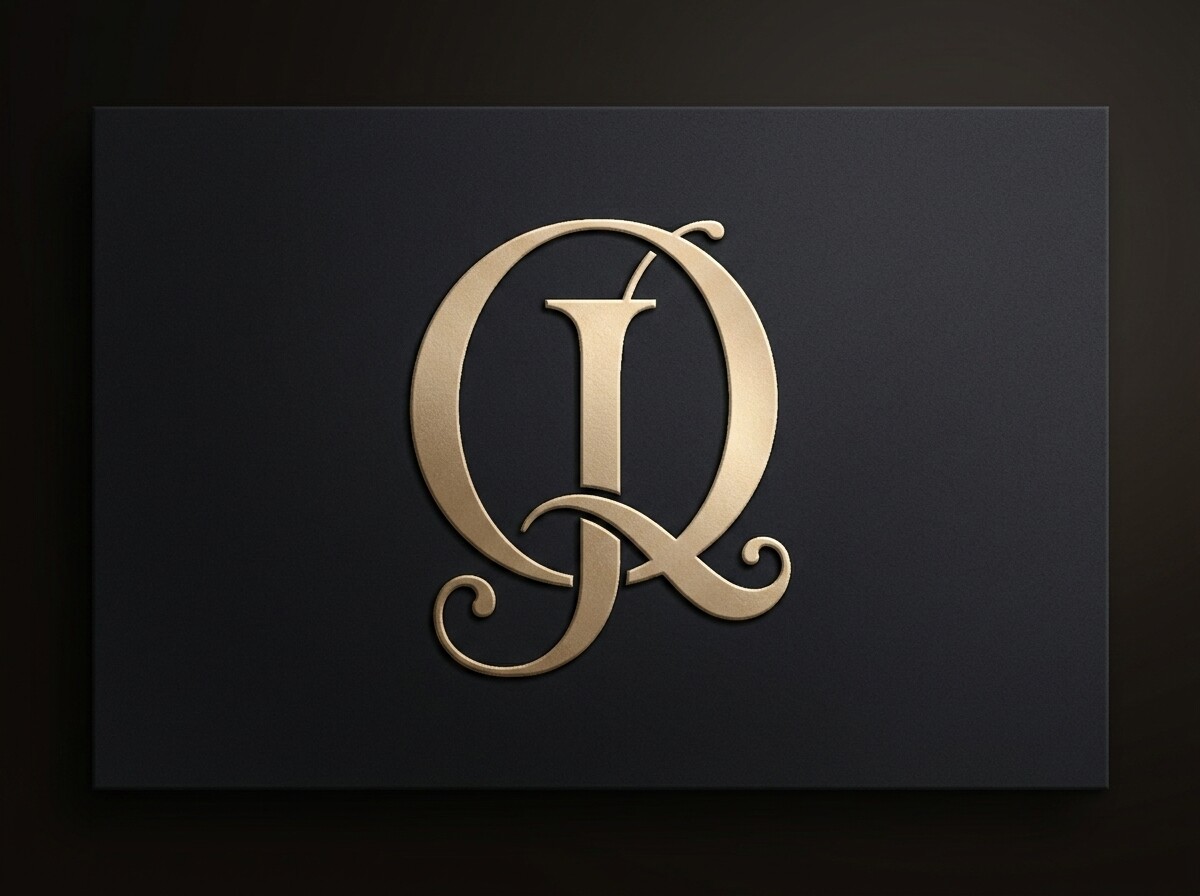 Classic QJ Curved Monogram Logo