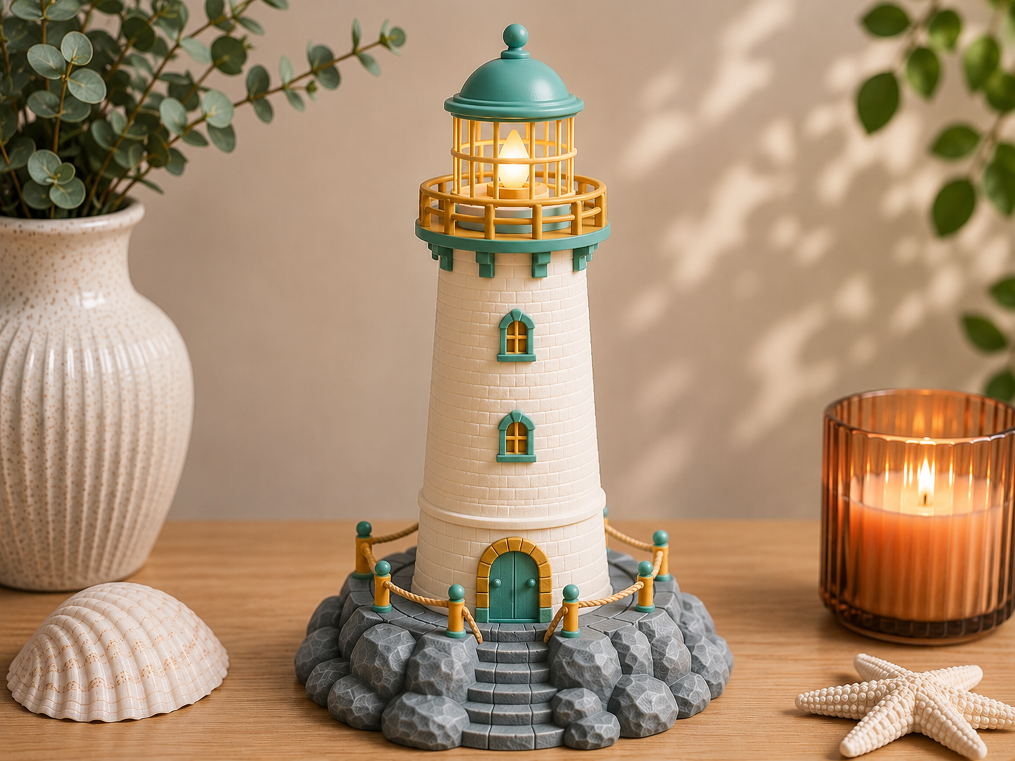 Coastal Lighthouse Decor STL | Nautical 3D Print Model - Image 5
