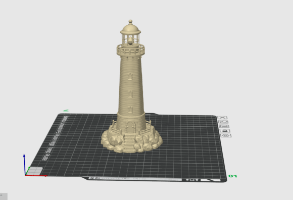 Coastal Lighthouse Decor STL | Nautical 3D Print Model - Image 2