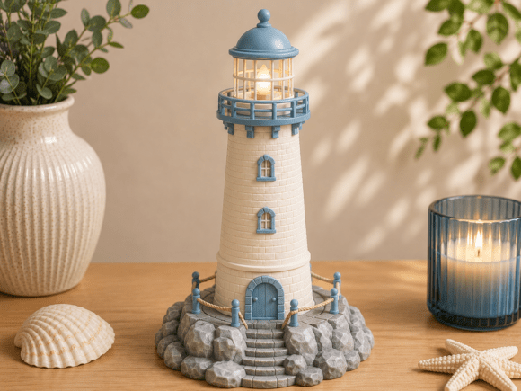 Coastal Lighthouse Decor STL | Nautical 3D Print Model - Image 3