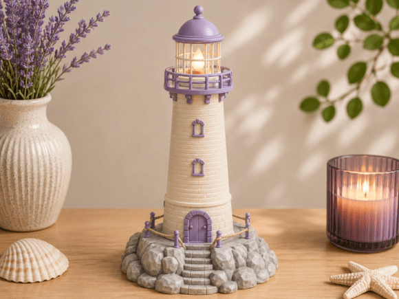 Coastal Lighthouse Decor STL | Nautical 3D Print Model - Image 4