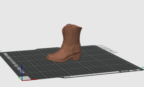 Cowboy Boot Pen Holder STL | Western Desk Organizer 3D Print - Image 4
