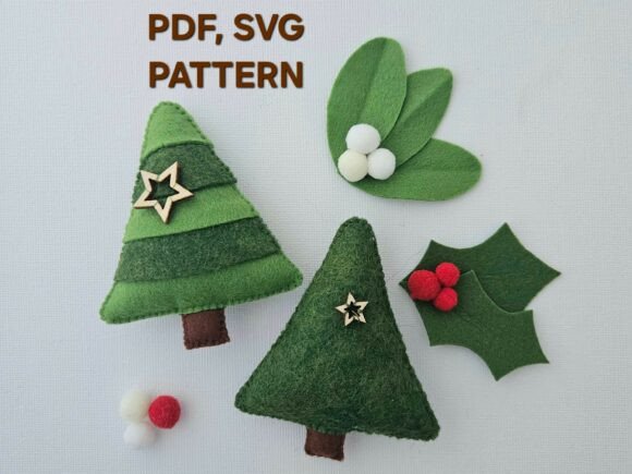 Felt Christmas Tree Sewing Tutorial