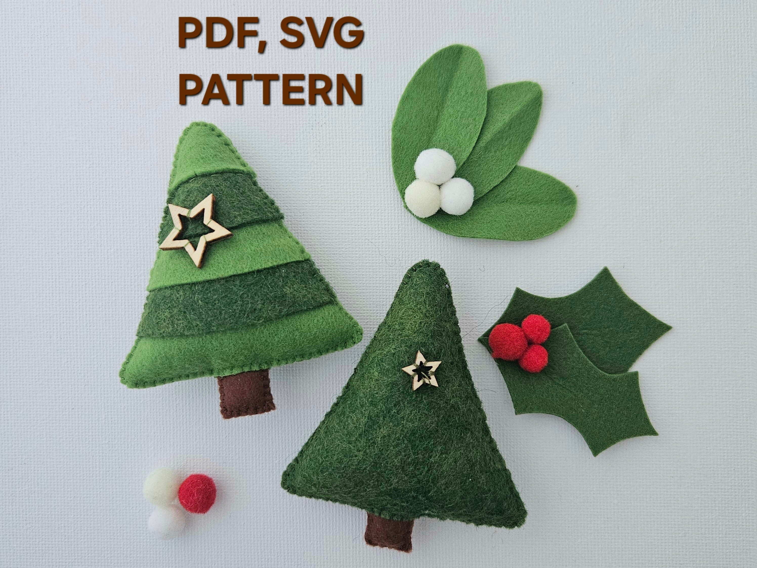 Felt Christmas Tree Sewing Tutorial