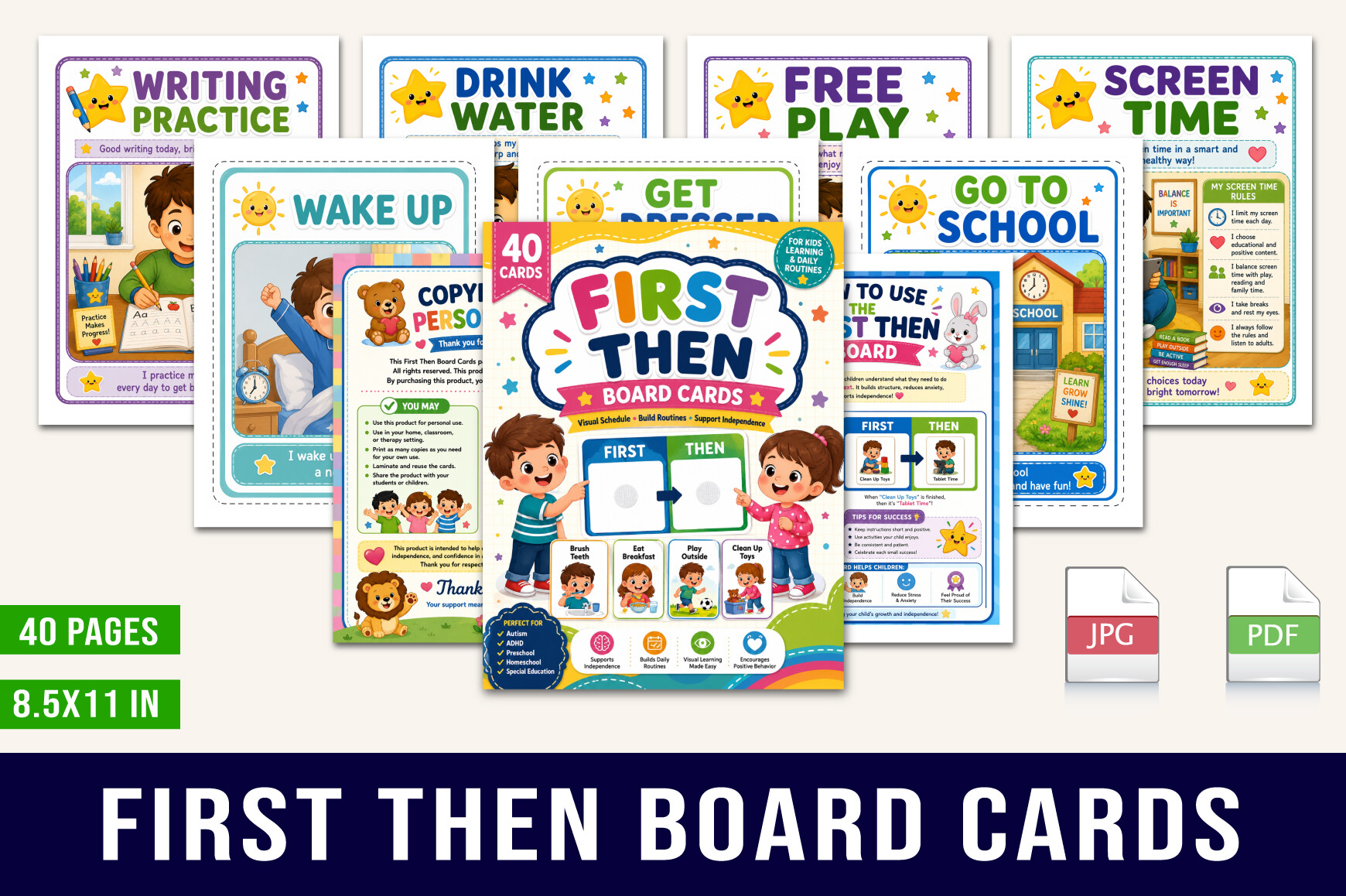 First then Board