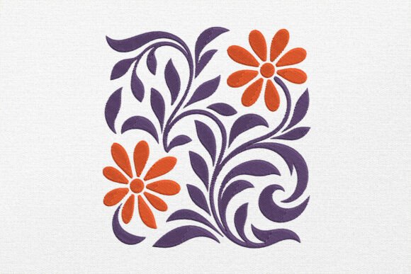 Flower Embroidery Design