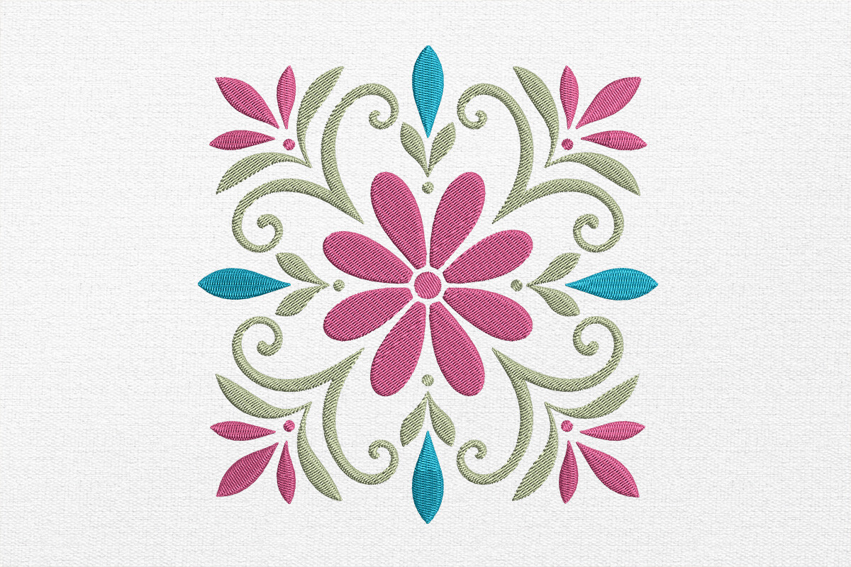 Flower Embroidery Design