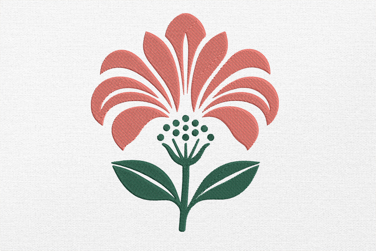 Flower Embroidery Design