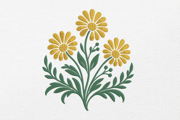 Flower Embroidery Design