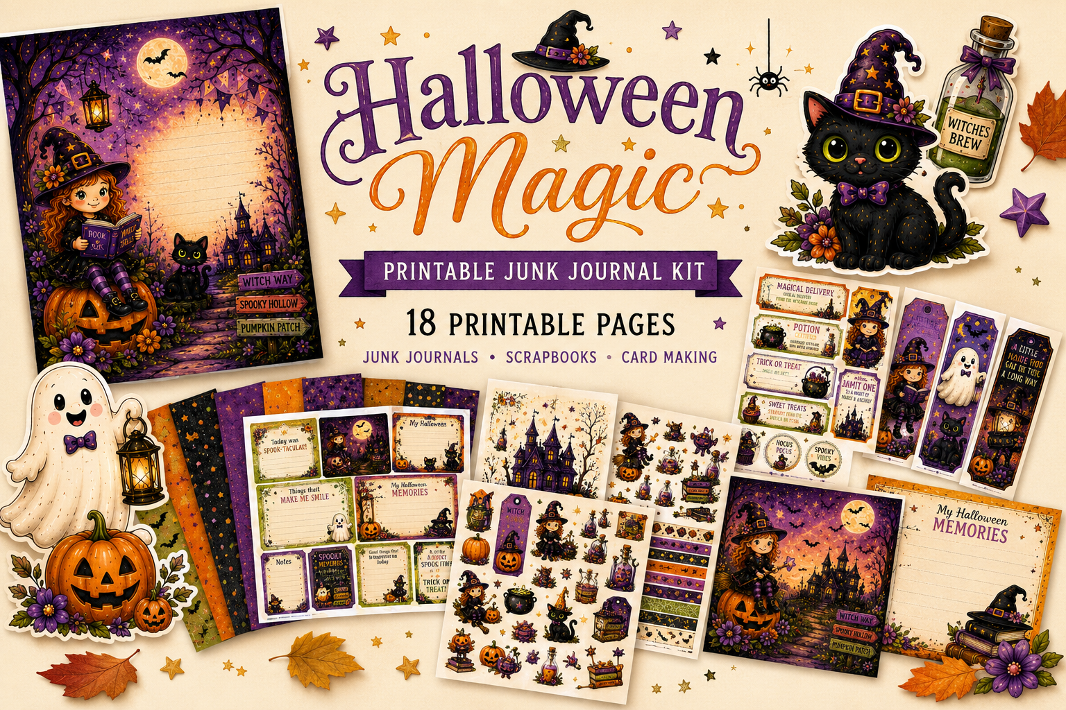 Halloween Magic Journal Kit
