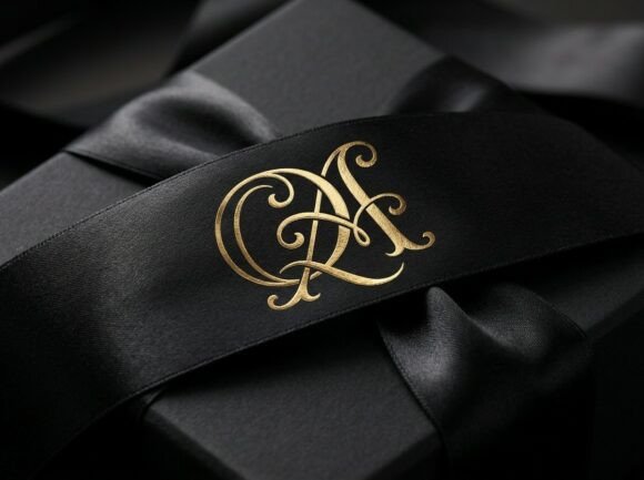 Majestic QA Flourished Monogram Logo