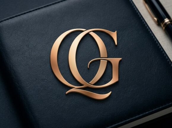 Modern QG Interlocked Monogram Logo