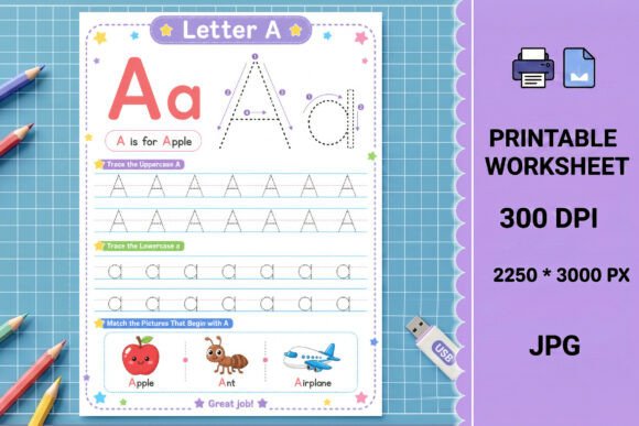 Printable Alphabet Tracing Worksheet