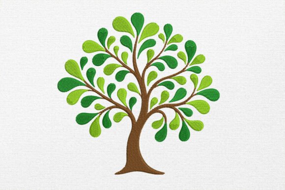 Tree Embroidery Design