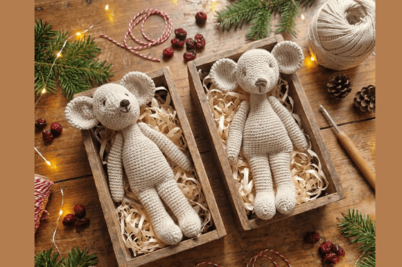 Amigurumi Crochet Mouse Pattern PDF