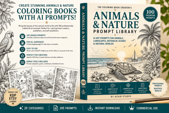 Animal & Nature AI Prompt Library | 100