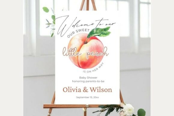 Baby Shower Welcome Sign Template 293