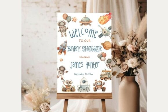 Baby Shower Welcome Sign Template 294