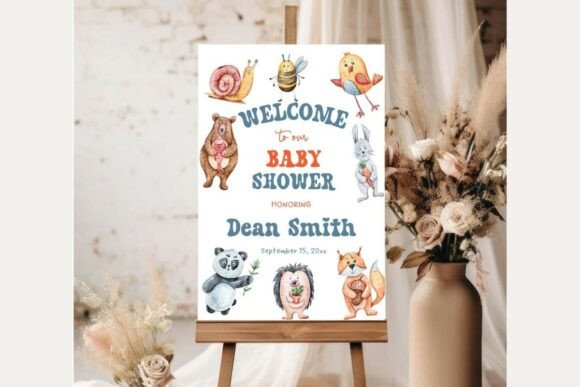 Baby Shower Welcome Sign Template 297