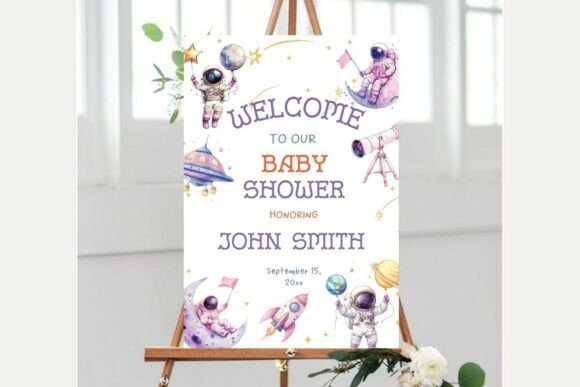 Baby Shower Welcome Sign Template 300