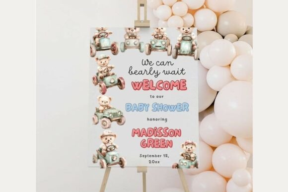 Baby Shower Welcome Sign Template 311