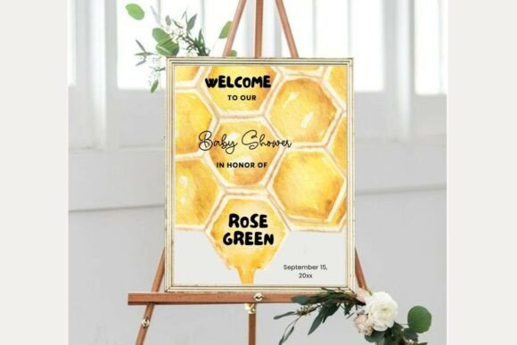 Baby Shower Welcome Sign Template 316