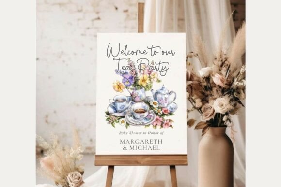 Baby Shower Welcome Sign Template 330