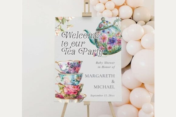 Baby Shower Welcome Sign Template 331