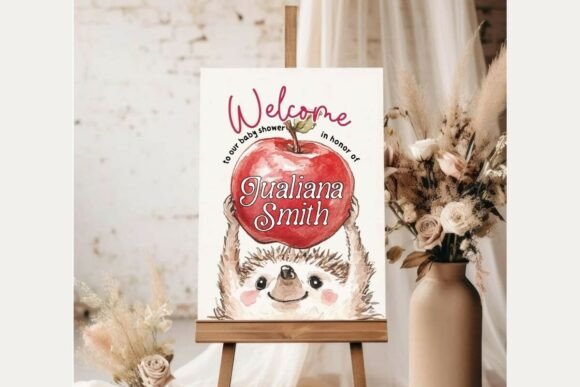 Baby Shower Welcome Sign Template 335
