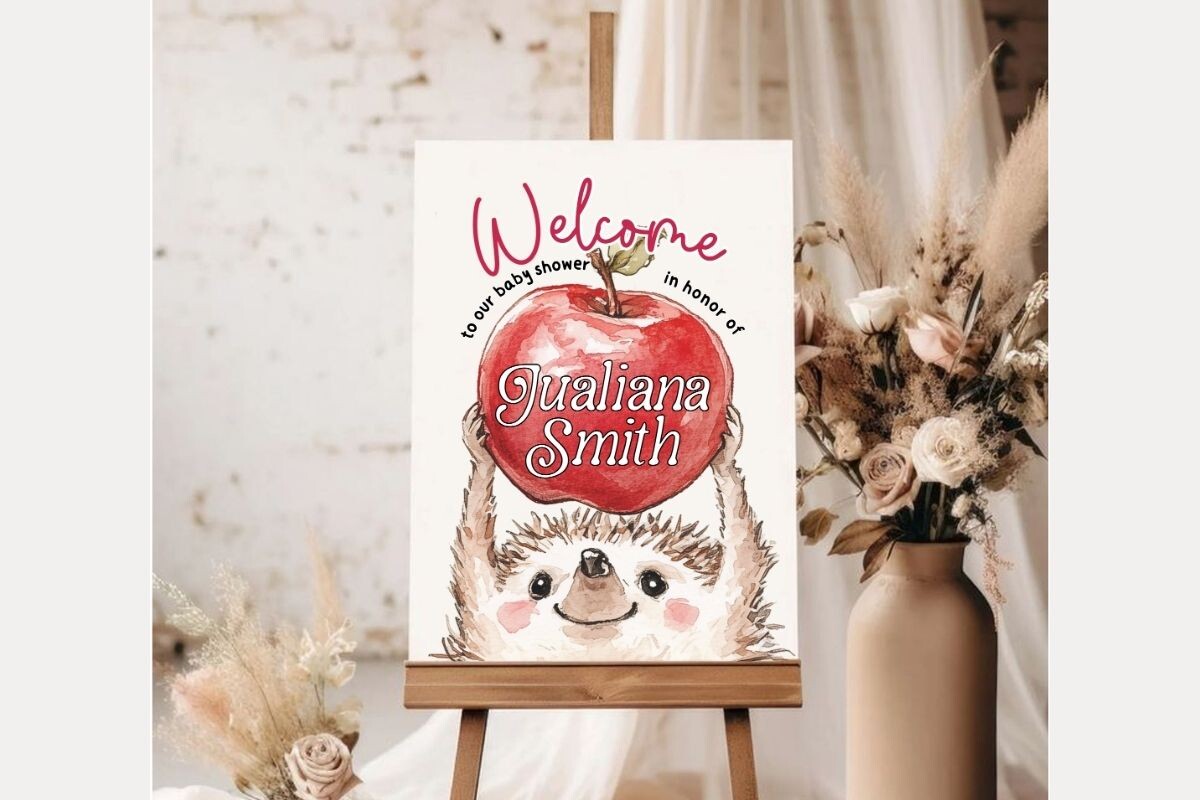 Baby Shower Welcome Sign Template 335