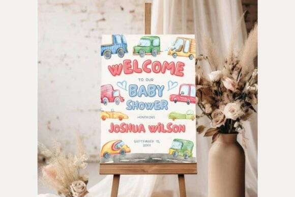 Baby Shower Welcome Sign Template 340