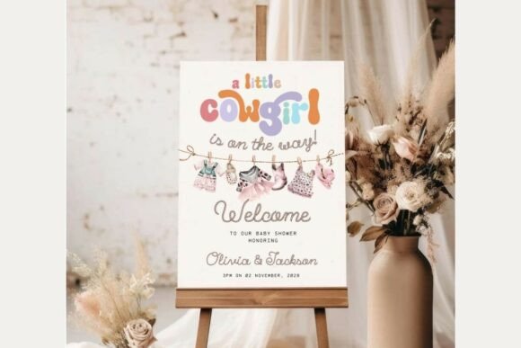 Baby Shower Welcome Sign Template 340