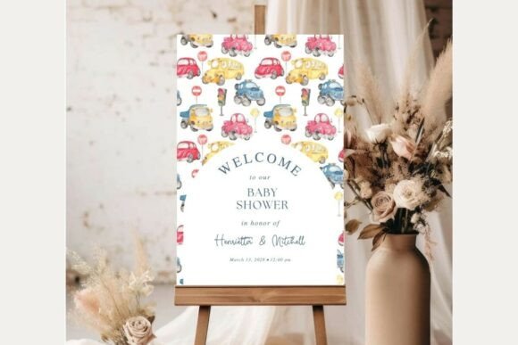 Baby Shower Welcome Sign Template 362