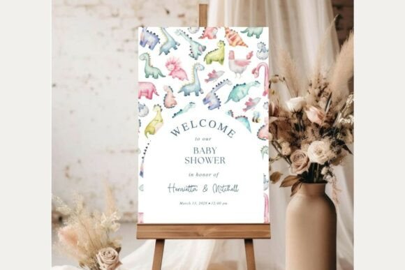 Baby Shower Welcome Sign Template 364