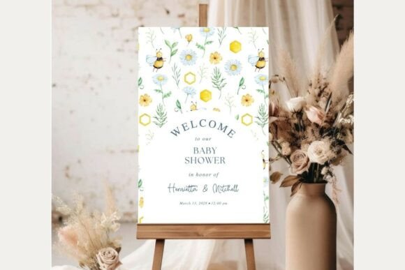 Baby Shower Welcome Sign Template 366