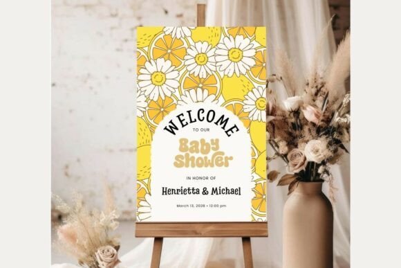 Baby Shower Welcome Sign Template 371
