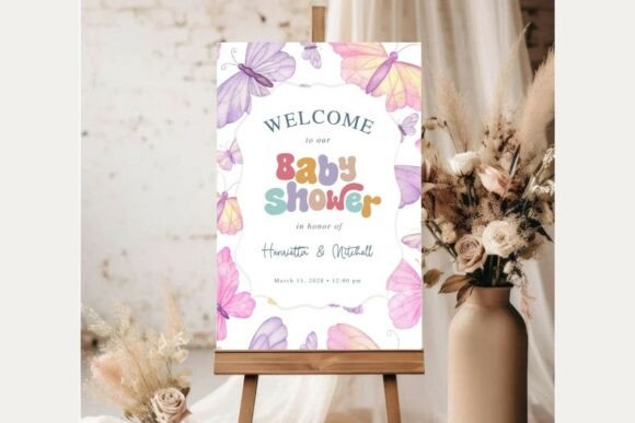 Baby Shower Welcome Sign Template 373