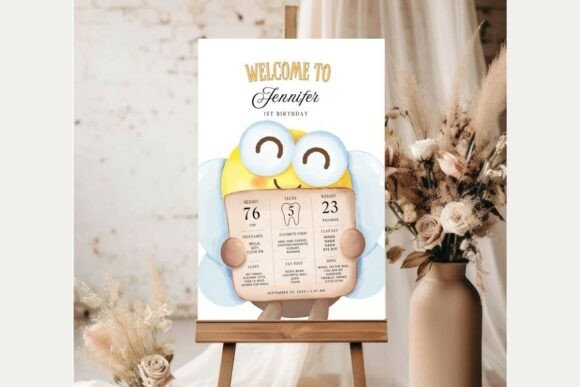 Baby Shower Welcome Sign Template 390