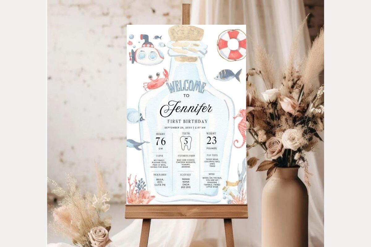 Baby Shower Welcome Sign Template 391