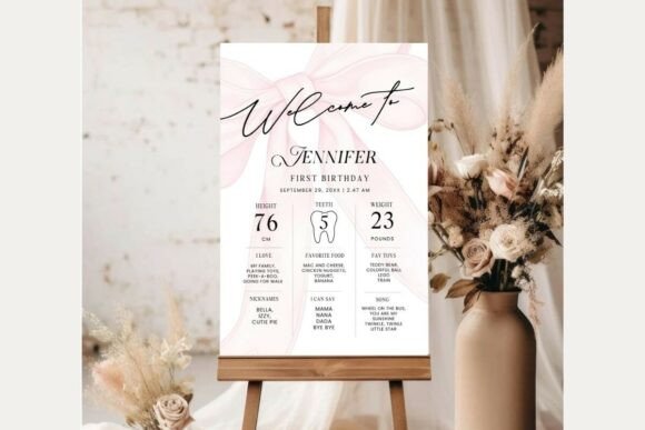 Baby Shower Welcome Sign Template 396