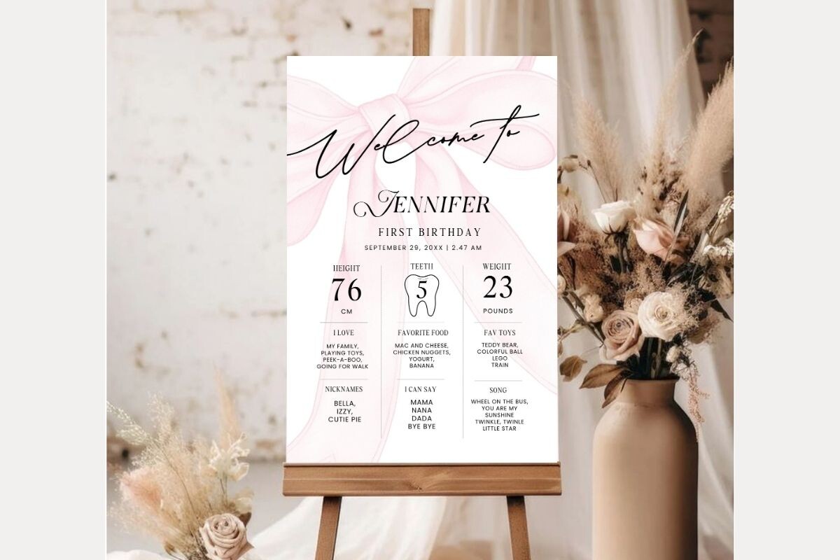 Baby Shower Welcome Sign Template 396